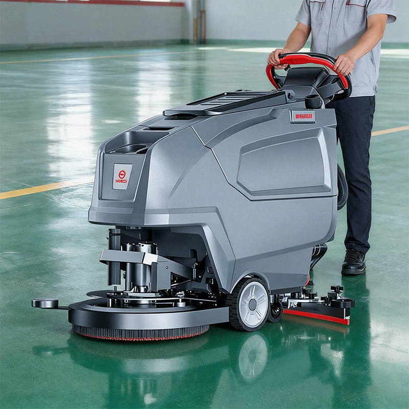 工廠車間環(huán)氧地坪清潔選對(duì)設(shè)備！揚(yáng)子洗地機(jī)：重污克星 + 地坪守護(hù)者