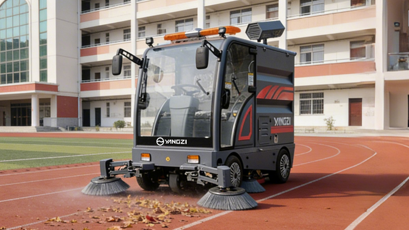 山東萬邦石油引入揚(yáng)子鋰電掃地機(jī)，廠區(qū)清潔全面升級