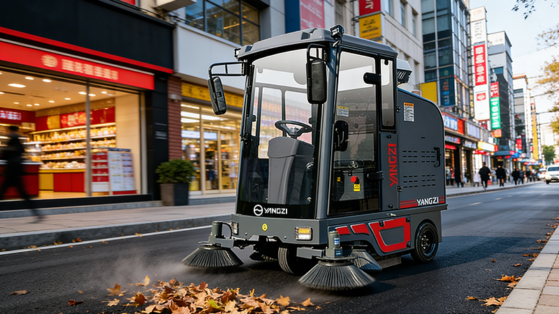 南京埃斯頓引入揚(yáng)子鋰電掃地機(jī)，開啟廠區(qū)綠色清潔新篇章
