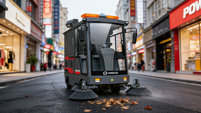 科技賦能鄉(xiāng)村路：無錫永正物業(yè)引入揚(yáng)子智能掃地機(jī)